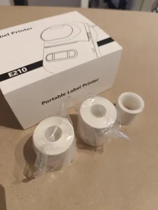 Impresora de etiquetas Bluetooth Negra