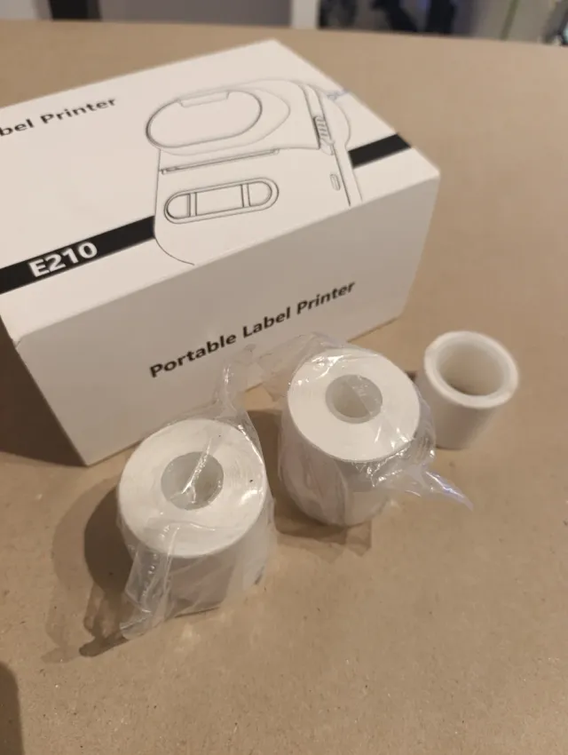 Impresora de etiquetas Bluetooth Negra