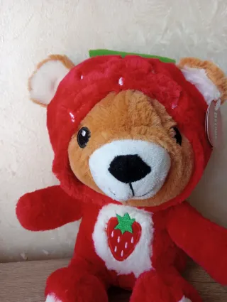 Orsetto peluche Belros fragola