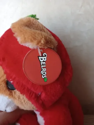 Orsetto peluche Belros fragola