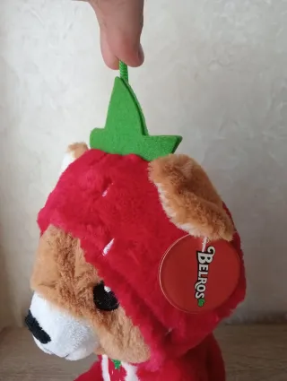 Orsetto peluche Belros fragola