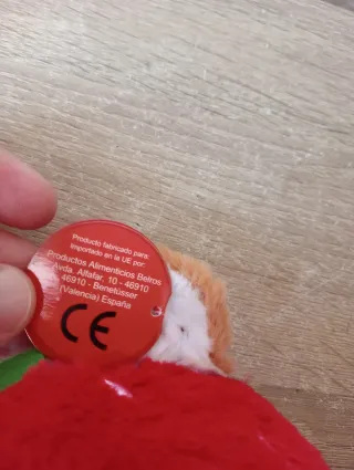 Orsetto peluche Belros fragola