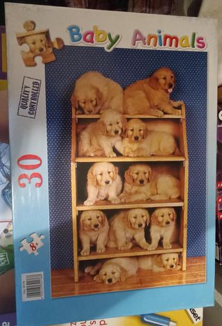 Lote 3 Puzles Animales Bebé 100 Piezas