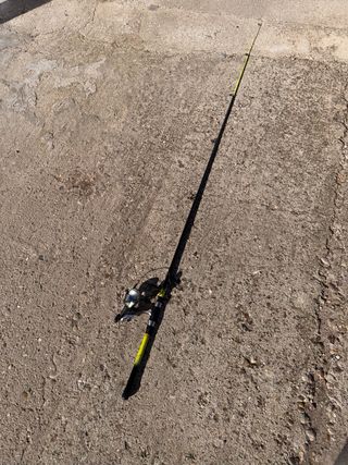 Caña de pesca telescópica.