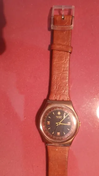 Orologio Swatch PDE GX122 Quarzo Pelle