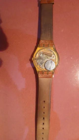 Orologio Swatch PDE GX122 Quarzo Pelle