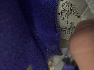 Jordan 5 Blancas y Moradas