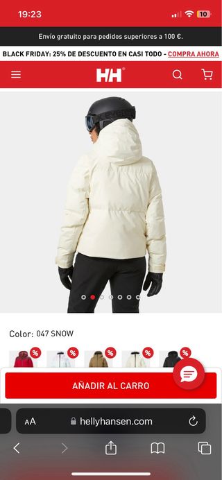 Chaqueta Helly Hansen mujer Nora Puffy. NEGOCIABLE