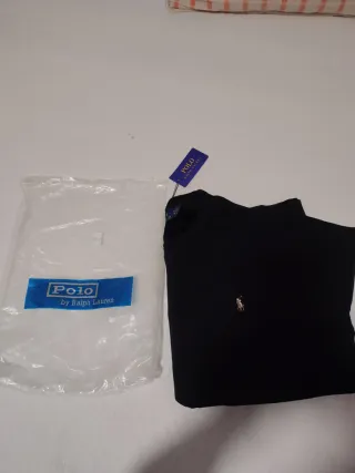 Sudadera Polo Ralph Lauren Negra Sin Capucha