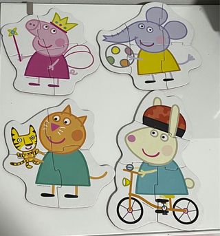 Lote Puzzle Peppa Pig y Libro Puzzle Ratita
