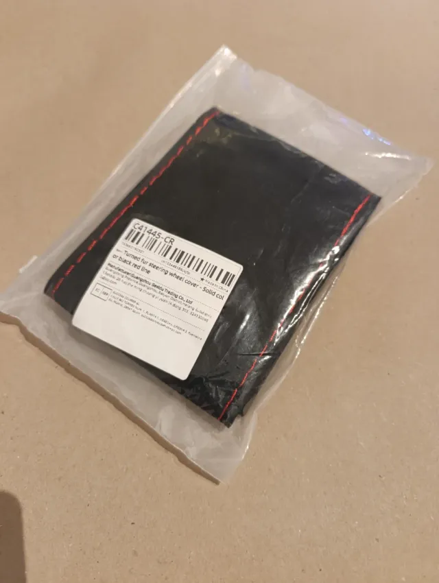 Funda de Volante de coche - Cuero Gamuzado p/Coser