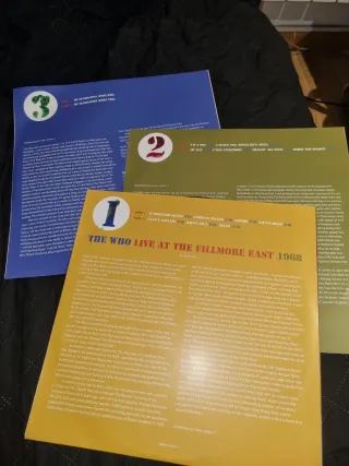 Vinilo Triple The Who Live At The Fillmore East 68