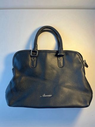 Borsa Avorio Pelle Vera - Elegante Nera