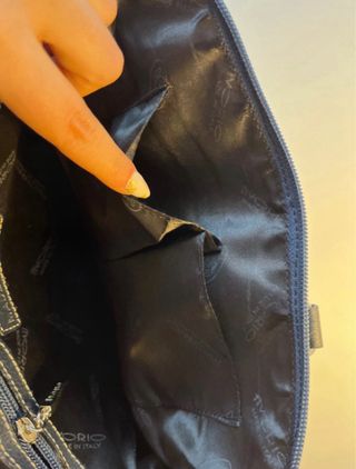 Borsa Avorio Pelle Vera - Elegante Nera