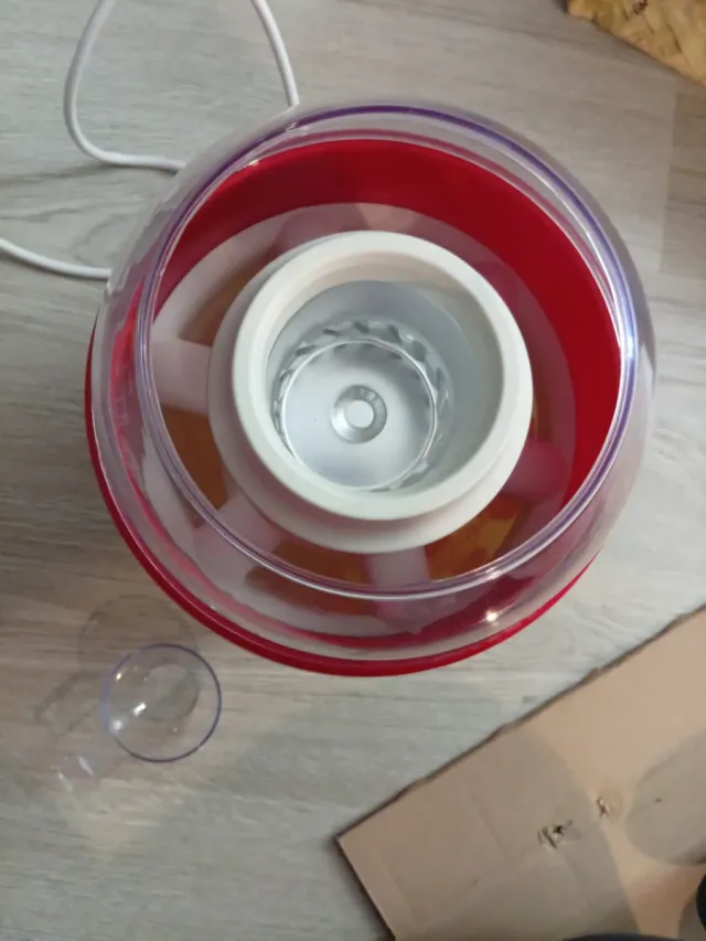 Máquina de Palomitas Ariete Roja y Blanca