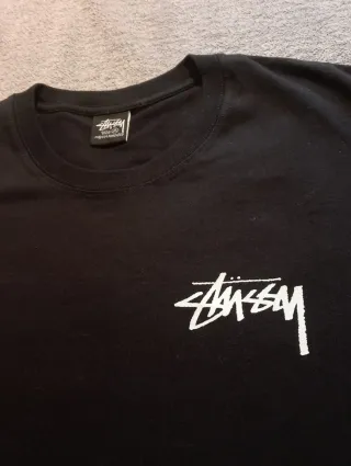 Camiseta Stussy Talla M Negra
