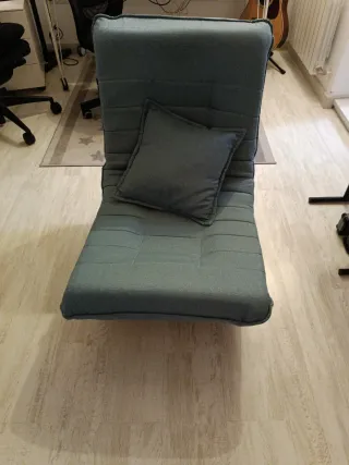 Poltrona relax in tessuto grigio