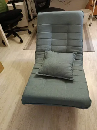 Poltrona relax in tessuto grigio