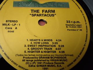 Vinilo Spartacus - The Farm