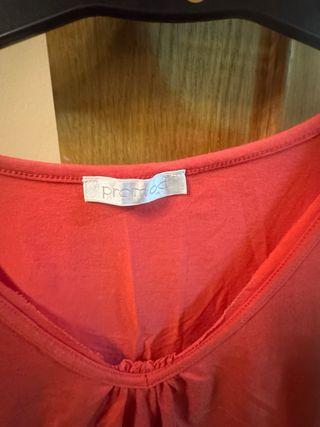 Camiseta tirantes Promod Roja Talla M