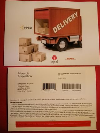 pacchetto Windows 10 Home 64bit DVD spagnolo