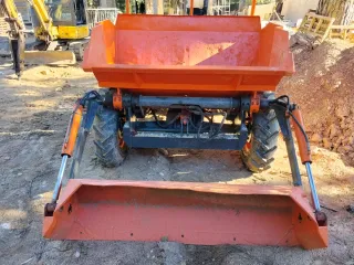 Volquete Dumper Naranja