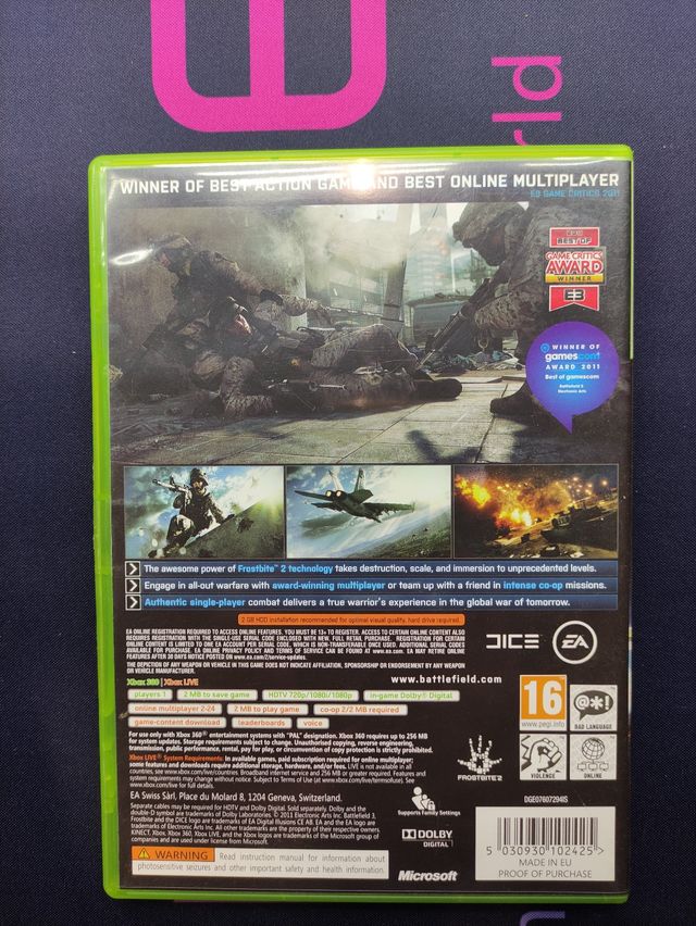 Battlefield 3 Xbox 360