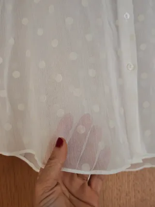 Blusa Stradivarius Blanca Talla M Con etiquetas