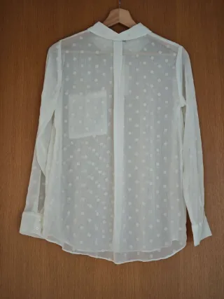 Blusa Stradivarius Blanca Talla M Con etiquetas