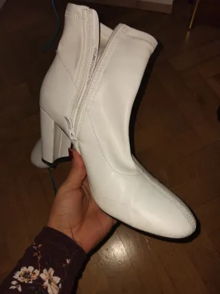 Botas blancas tacón