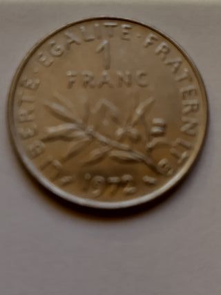 38 Monete 1 Franco Francese Varie Annate