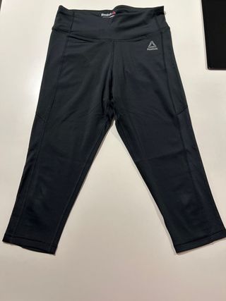 Reebok Mallas Deportivas Negras Mujer