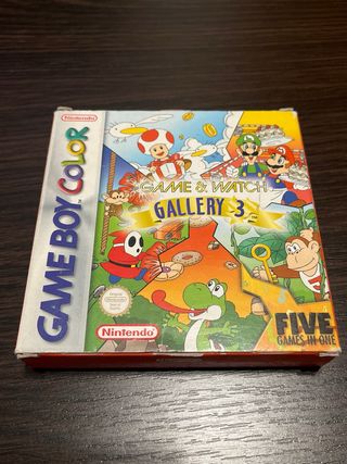 game & Watch gallery 3 game boy color