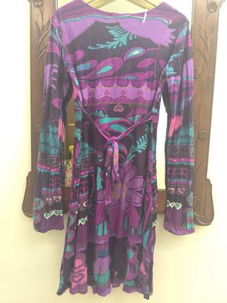 Vestido Estampado Desigual