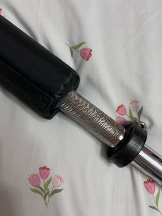 Barra de gimnasio con agarre acolchado