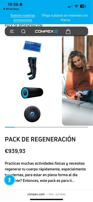 Pack de Regeneración Compex