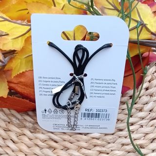 CRUZ DE MINERAL NATURAL DE AVENTURINA AZUL COLLAR