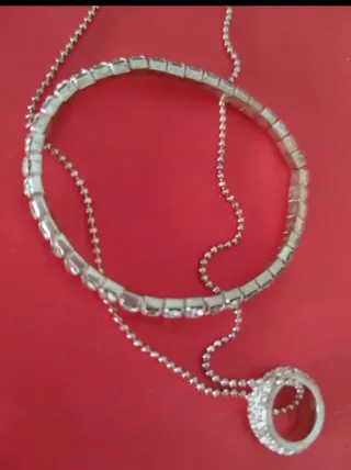 Set Bracciale + Catenina con confezione originale