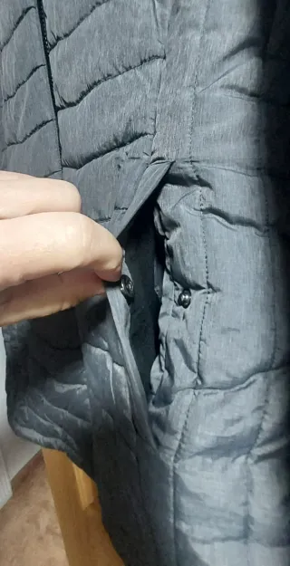 Chaqueta acolchada gris Blendshe mujer