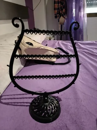 Joyero para pendientes negro