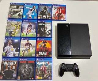 PlayStation 4 (PS4)+Mando+Juegos
