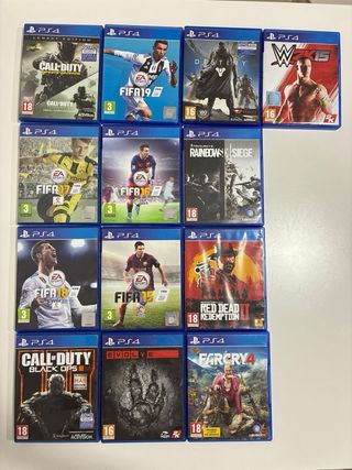 PlayStation 4 (PS4)+Mando+Juegos