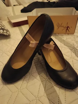 Zapatos Flamenco Yebra Talla 29 Negros