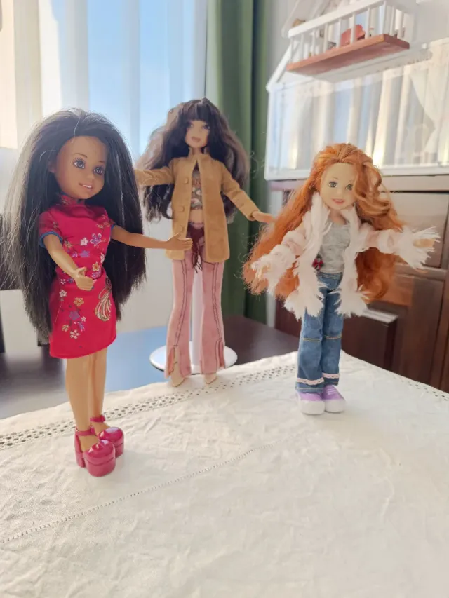 Muñecas tipo Nancy (3 unidades)