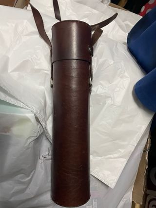 Funda de cuero para visor de rifle