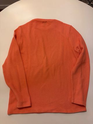 Jersey Zara Naranja Texturizado