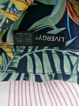 Camisa Hawaiana Livergy Nueva Talla XL (43-44)