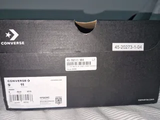 Botas Converse Blancas y Negras