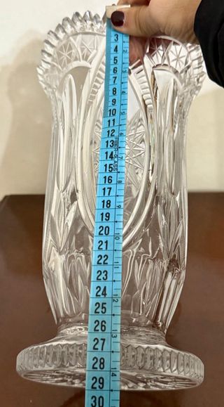 Vaso antico in cristallo