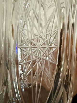 Vaso antico in cristallo